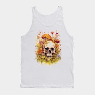 Skull and Grass Tank Top